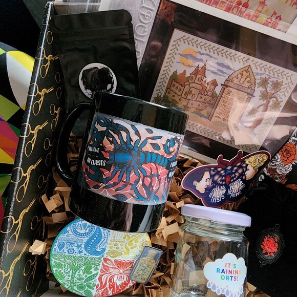 BNS Cross Stitch Sub Box Gothic Romance/Nature Elements Pattern Needle Minder - Picture 2 of 9